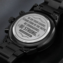 Be on Your Guard (1 Corinthians 1613 NIV) – Men's Watch